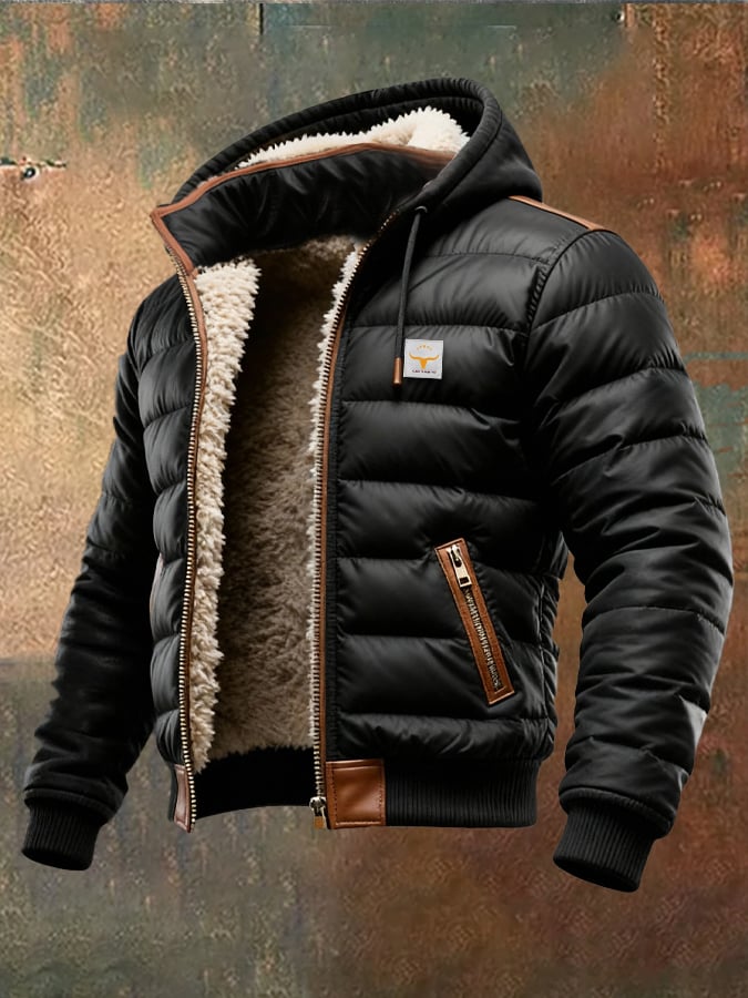 Jack | Black Sherpa Quilted Jacket