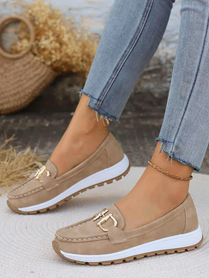 Mila | Flat Buckle Loafers