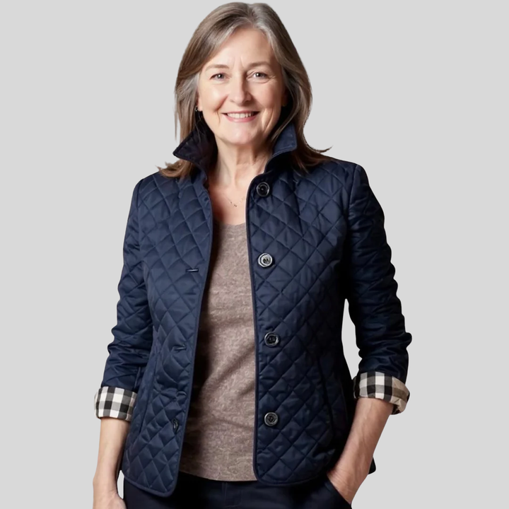 Diana | Casual Quilted Jacket with Turned-Down Collar