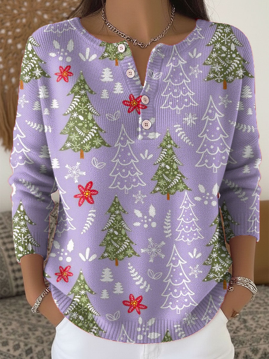 Melanie | Christmas Jumper with Buttons