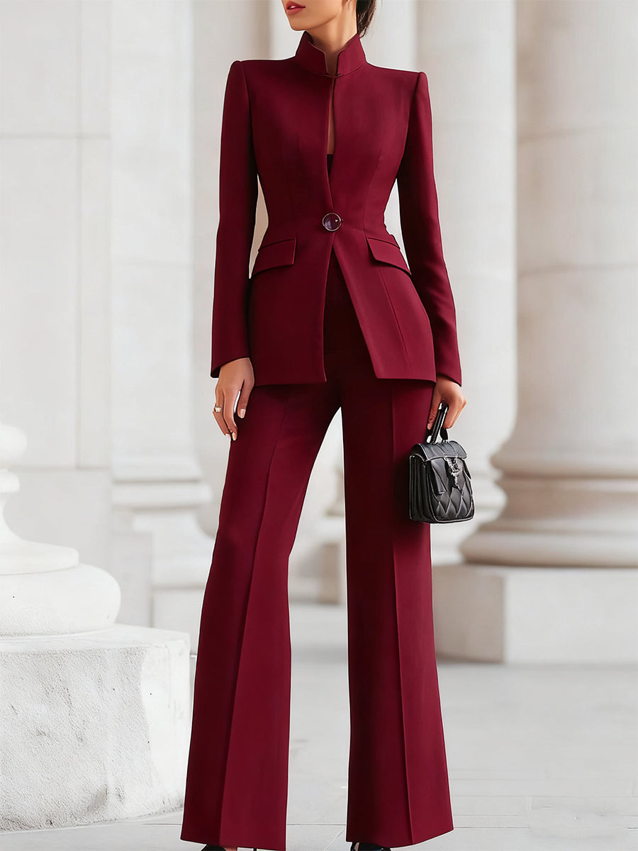 Frosina | Elegant Blazer & Pants Suit Set