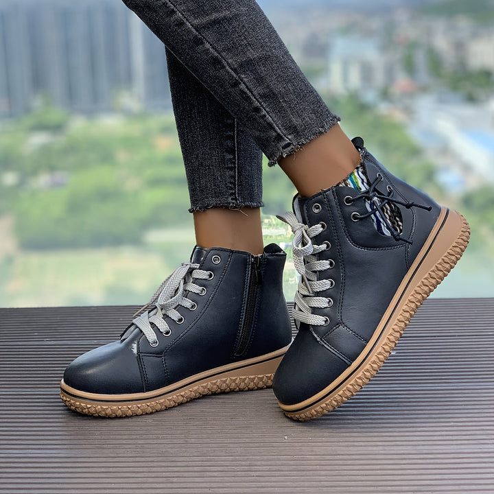 Orthopedic Leather Ankle Boots