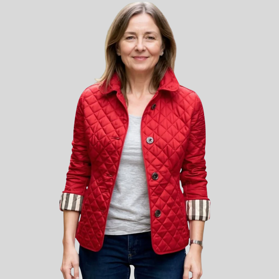 Diana | Casual Quilted Jacket with Turned-Down Collar