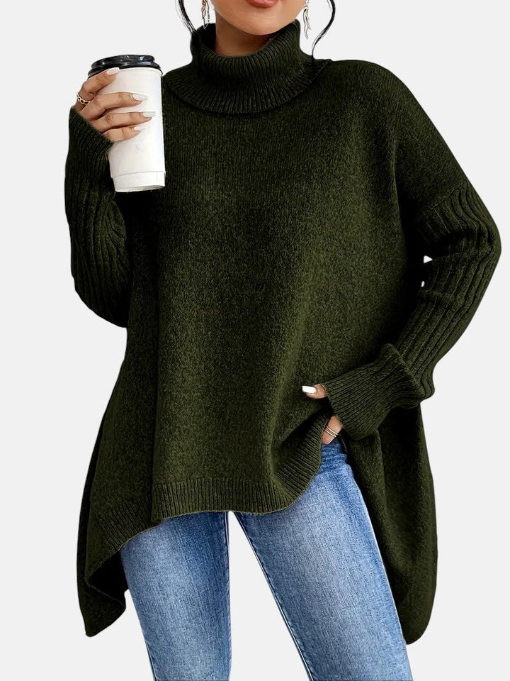 Brigitte | Long turtle neck sweater