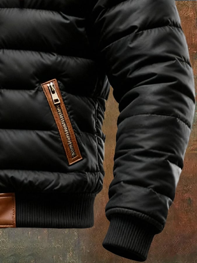 Jack | Black Sherpa Quilted Jacket