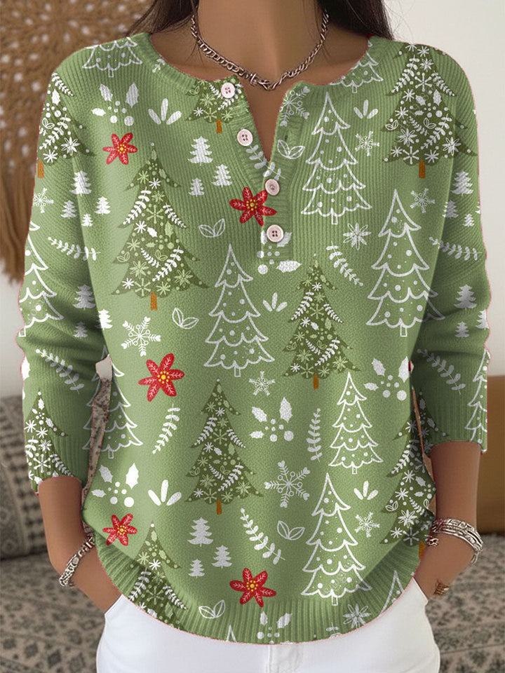 Melanie | Christmas Jumper with Buttons