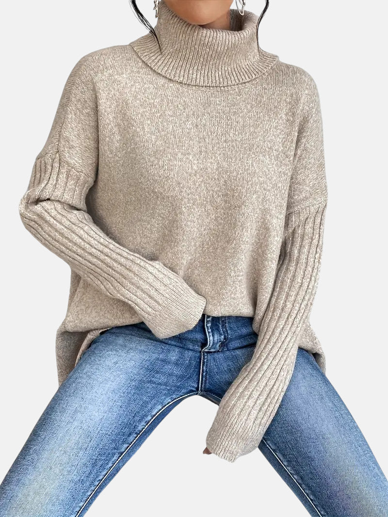 Brigitte | Long turtle neck sweater