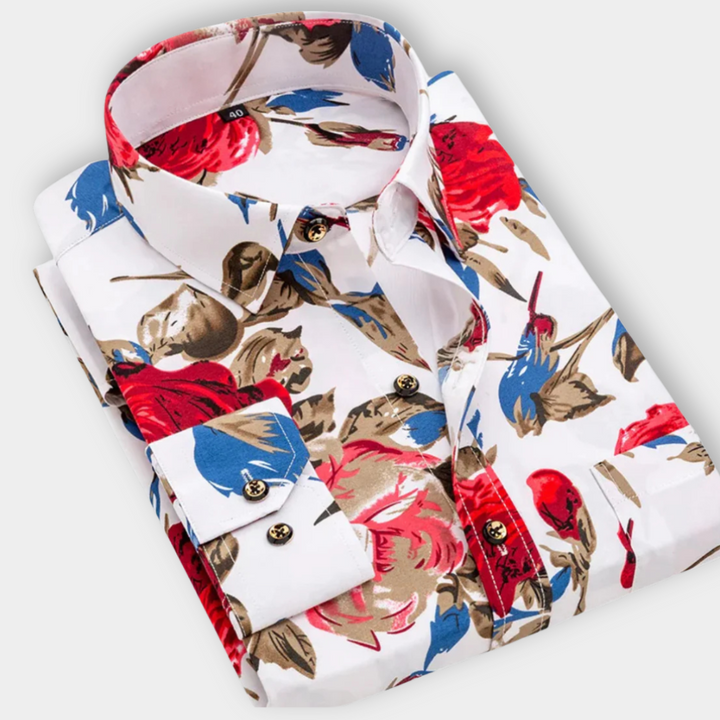 Harry | Nautical Print Shirt
