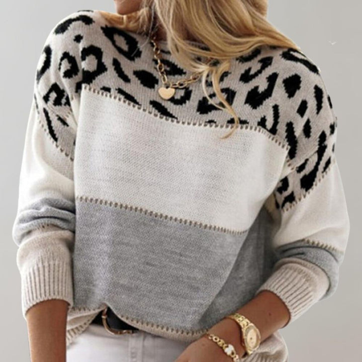 Remya | Elegant Leopard Sweater
