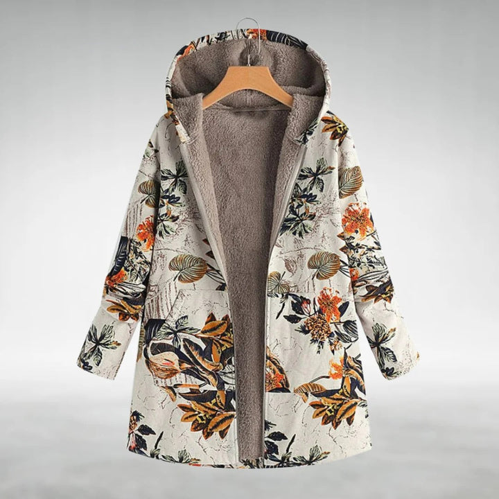 Fleural | Stylish Fleece Jacket with floral pattern