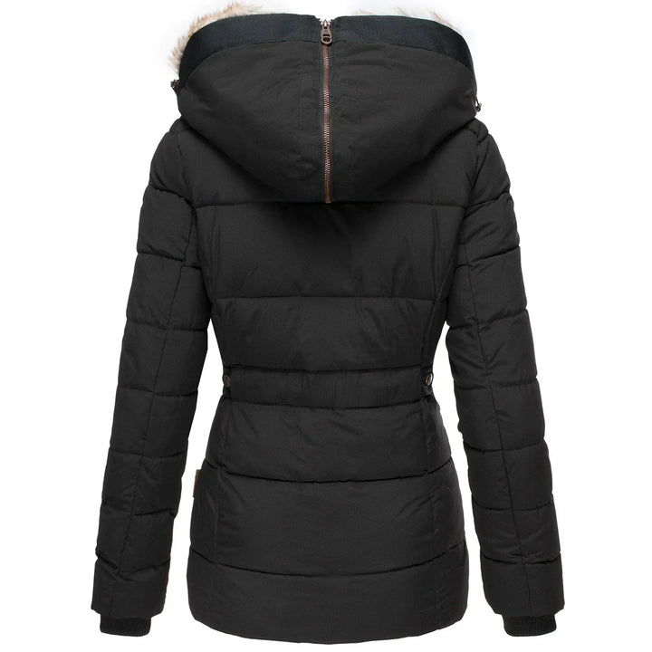 Hanne | Winter Jacket with a Fluffy Collar and Slim fit