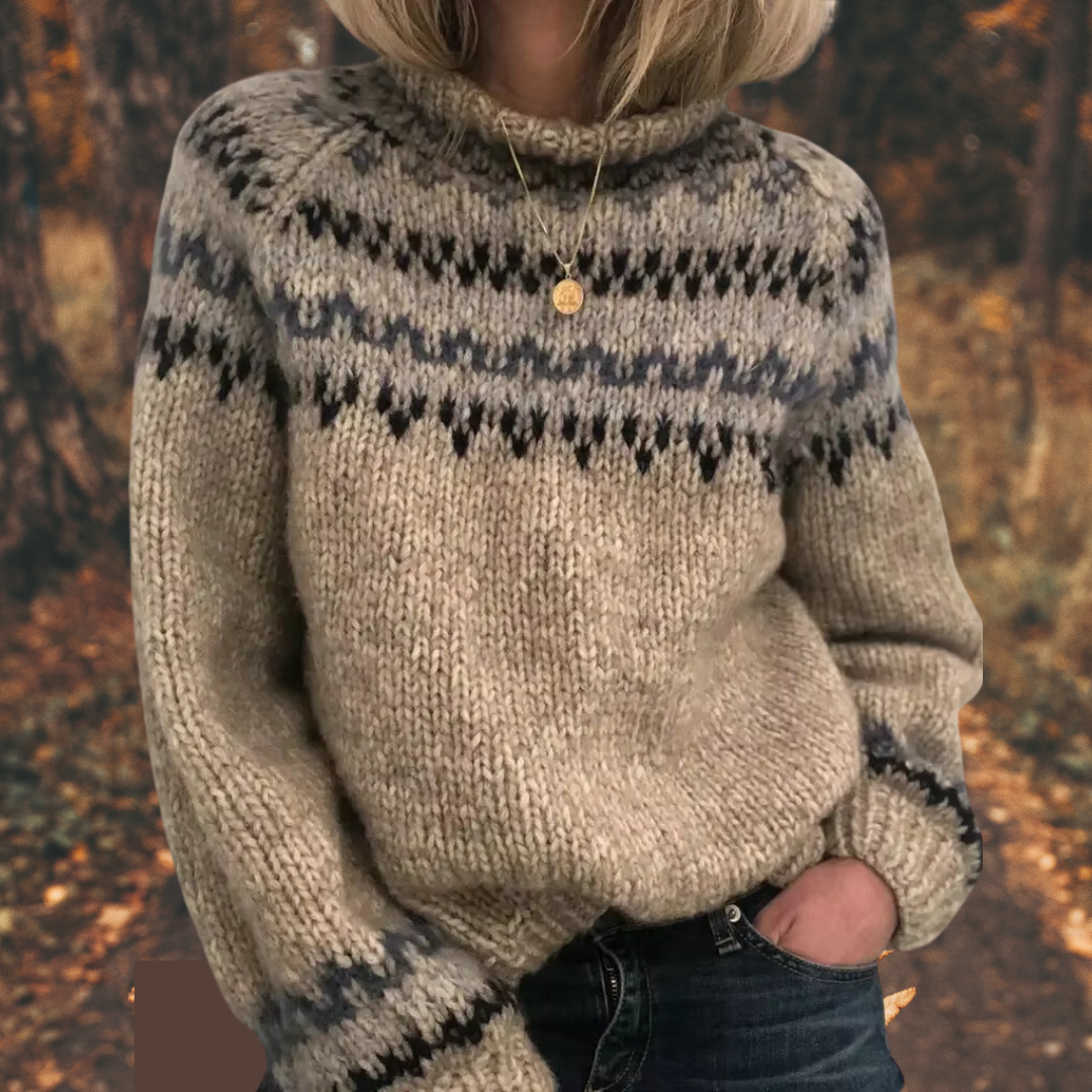 Astrid | Women's Nordic knitted Jumper