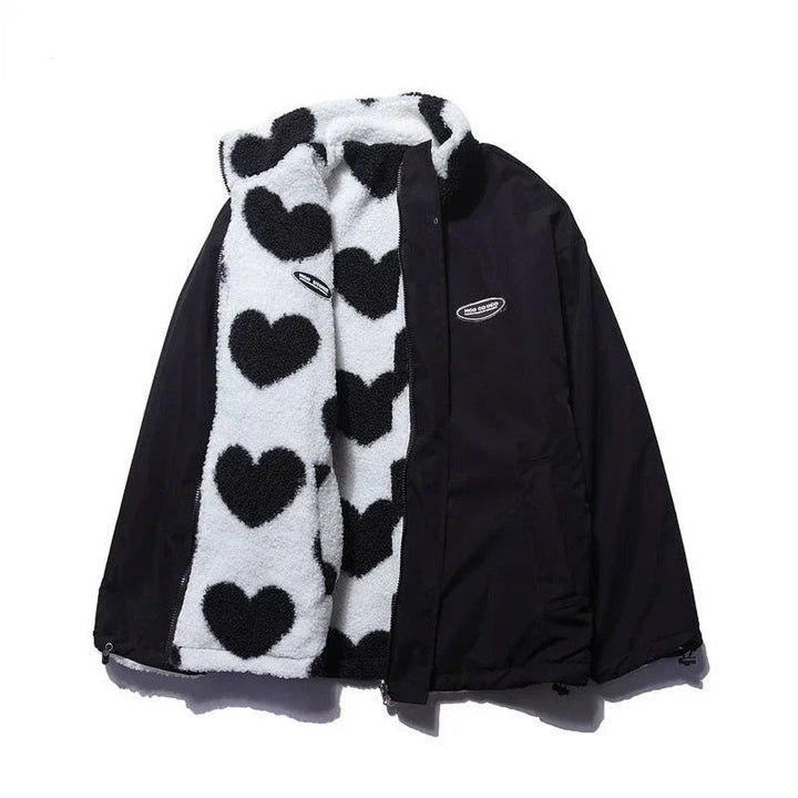 Arabella | Soft Reversible Heart Jacket