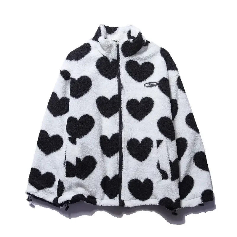 Arabella | Soft Reversible Heart Jacket