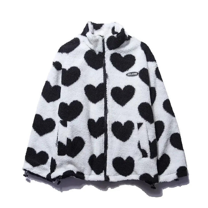 Arabella | Soft Reversible Heart Jacket