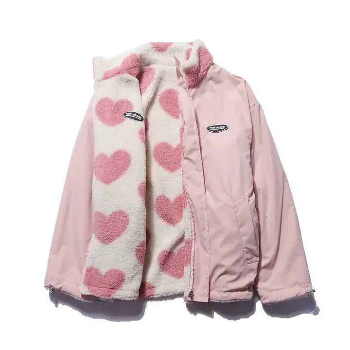 Arabella | Soft Reversible Heart Jacket
