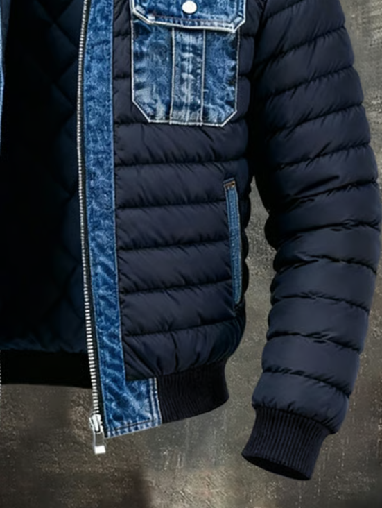 Aiden | Hybrid Quilted Denim Jacket