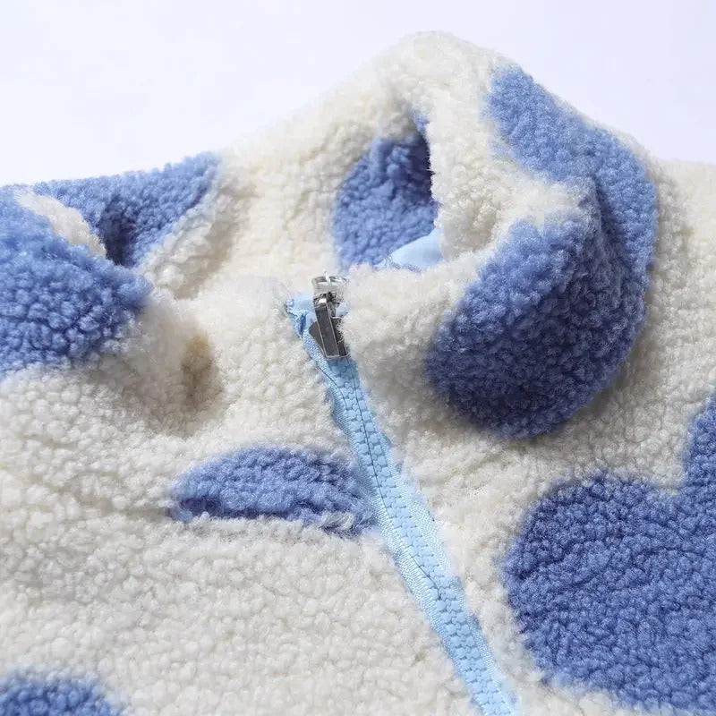 Arabella | Soft Reversible Heart Jacket