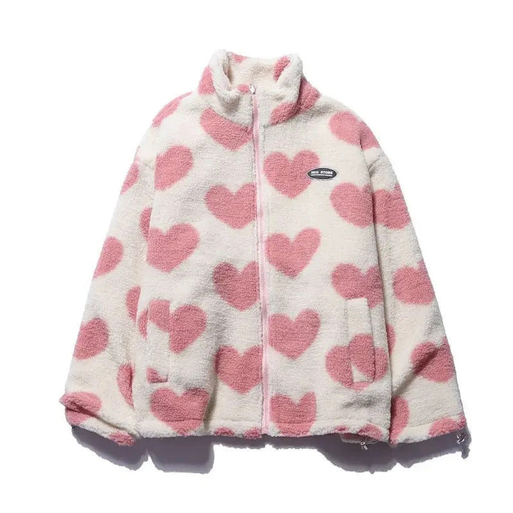 Arabella | Soft Reversible Heart Jacket