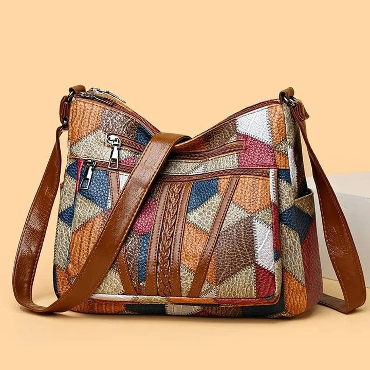 Mosaic Leather Handbag