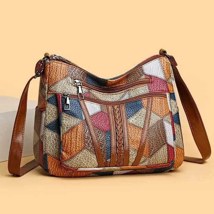 Mosaic Leather Handbag