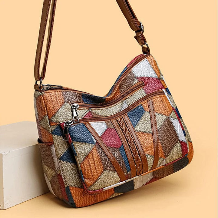 Mosaic Leather Handbag