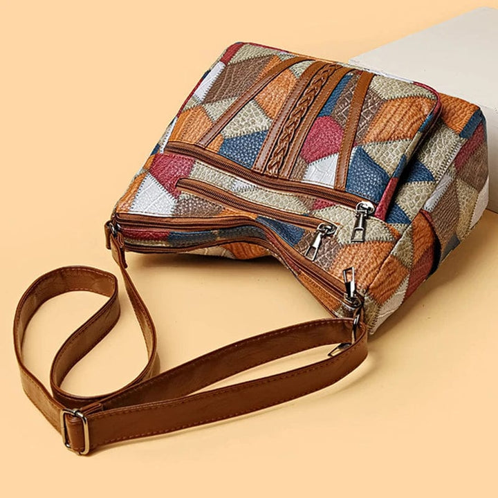 Mosaic Leather Handbag