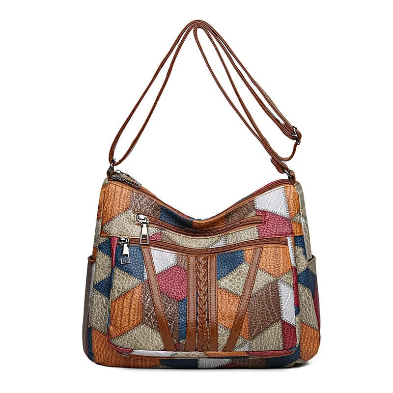 Mosaic Leather Handbag