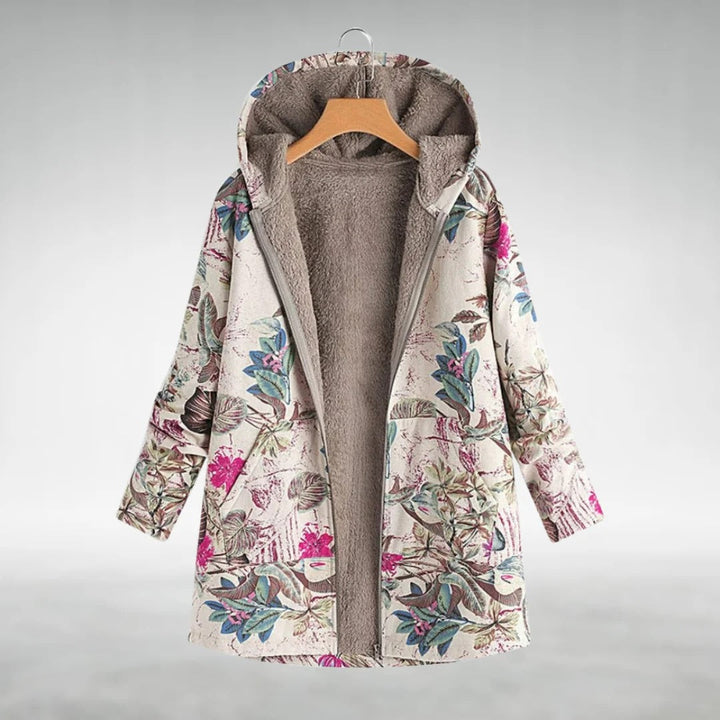 Fleural | Stylish Fleece Jacket with floral pattern