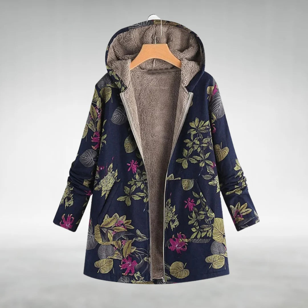 Fleural | Stylish Fleece Jacket with floral pattern