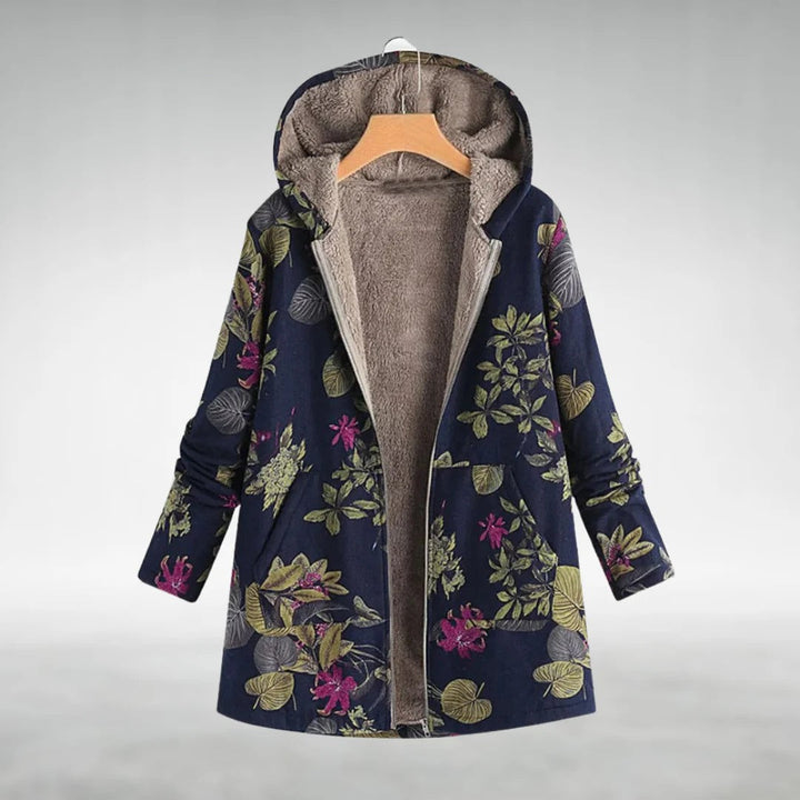 Fleural | Stylish Fleece Jacket with floral pattern