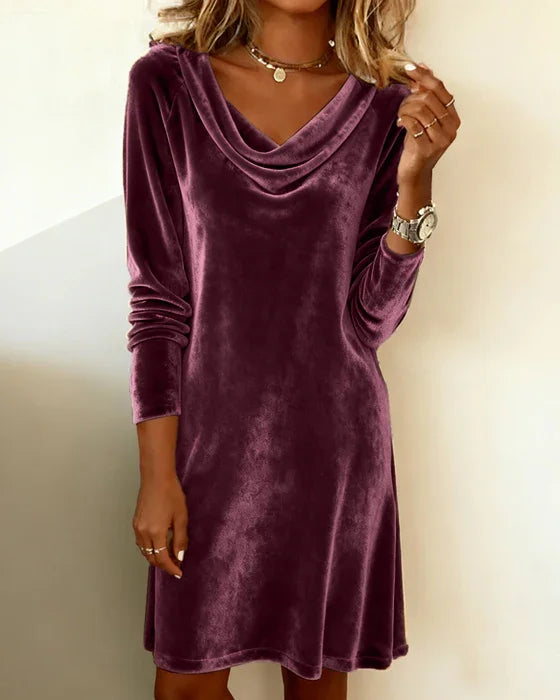 Lisa | Loose Fitting Velvet Dress