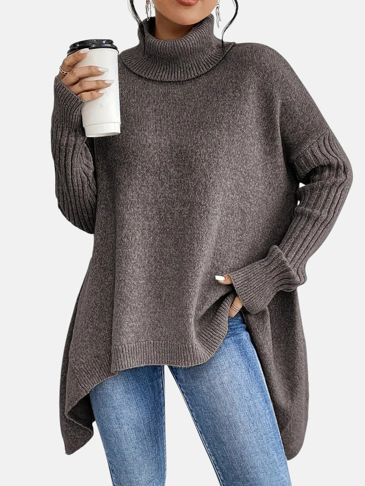 Brigitte | Long turtle neck sweater
