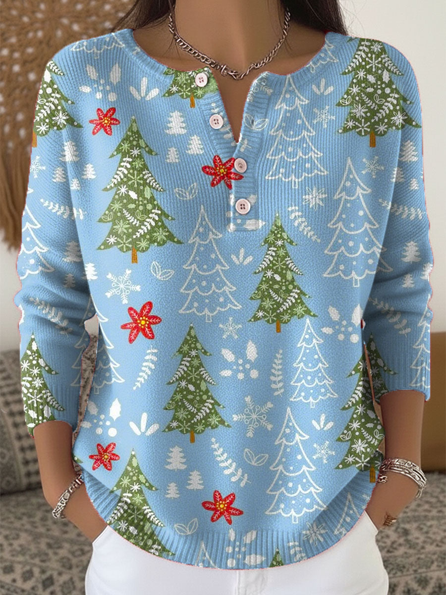 Melanie | Christmas Jumper with Buttons