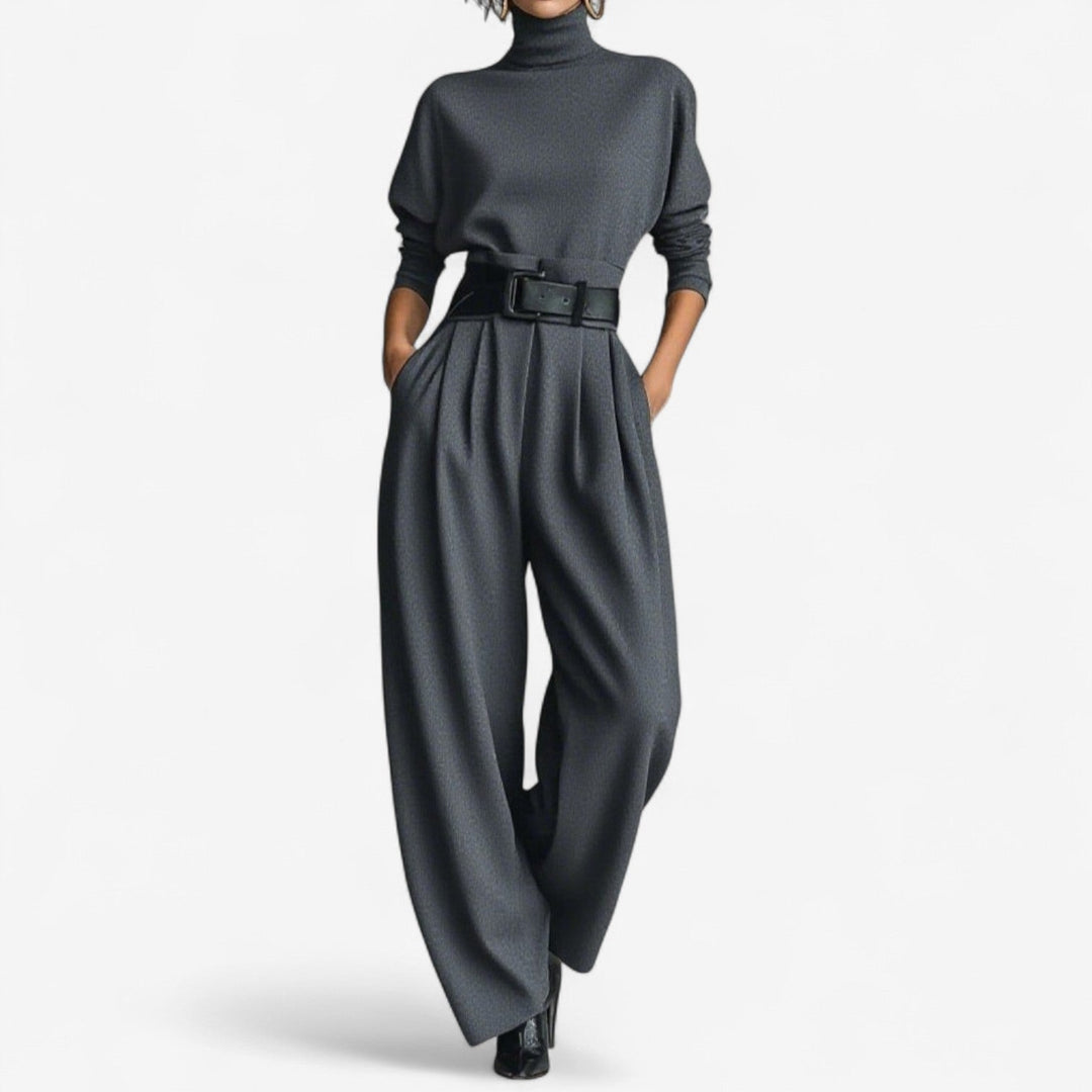 Doris | Jumpsuit with high collar