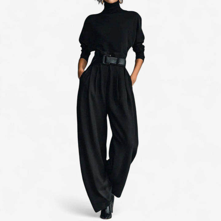 Doris | Jumpsuit with high collar