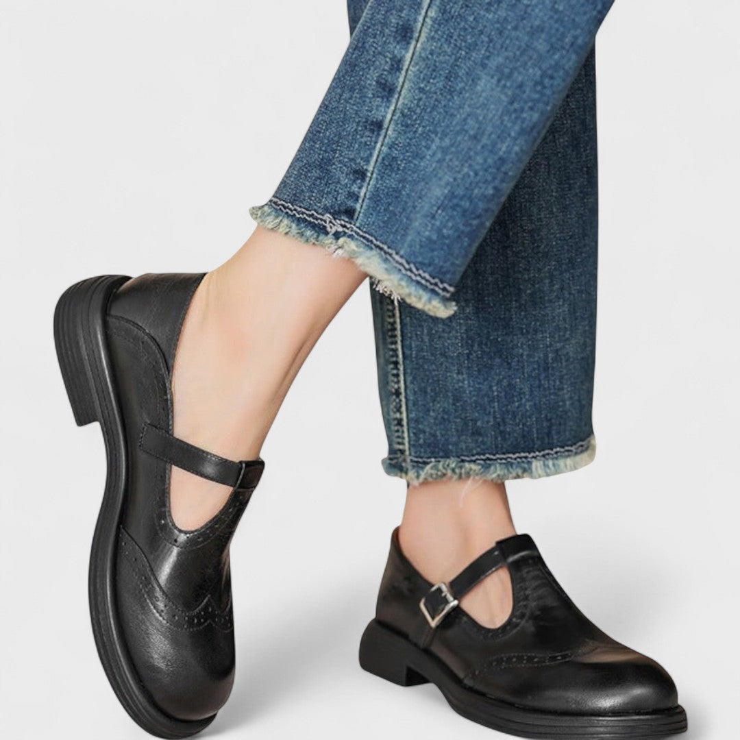 Elisa | Elegance and Comfort Leather Heel