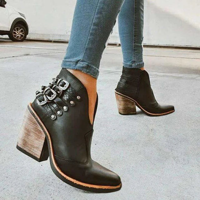 Vintage Leather Boots