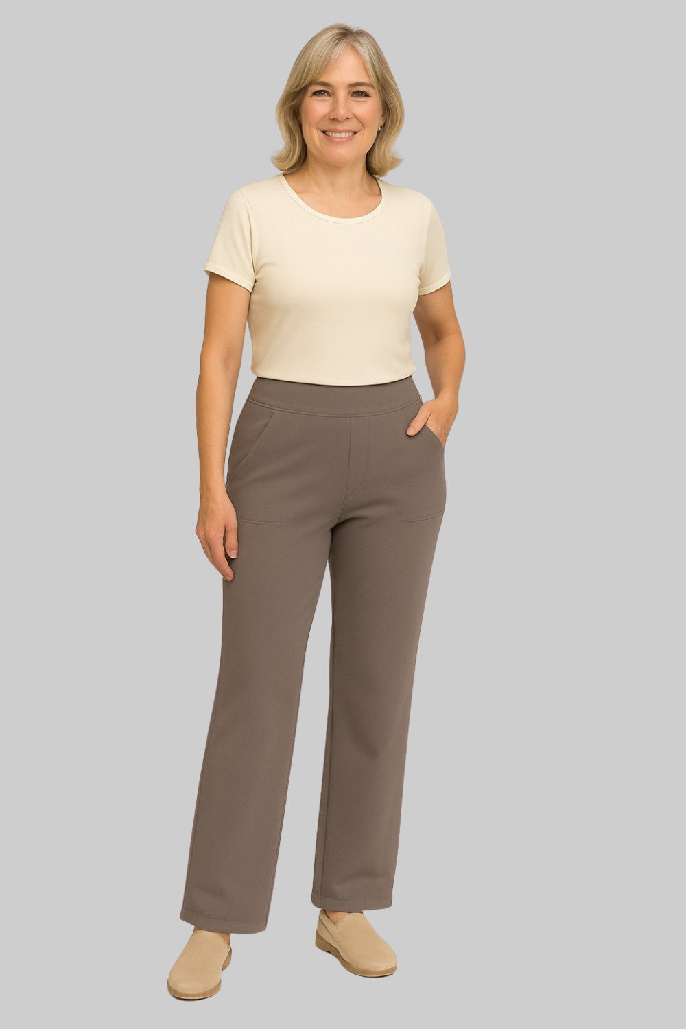 Livia | Elegant Trousers in Soft Jersey