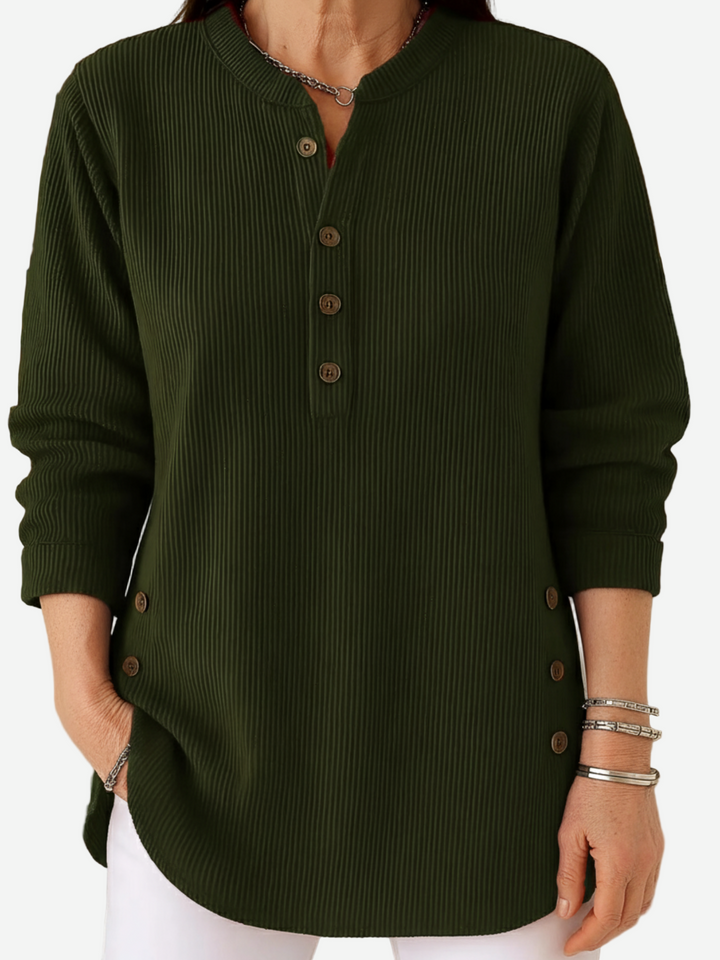 Belle | Long Sleeve Solid Knit Sweater